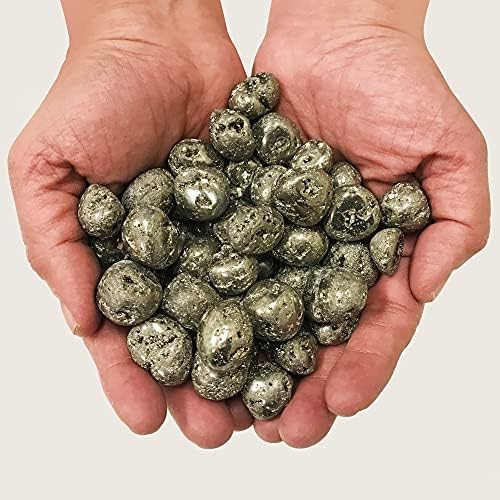 1/2 lb најголемиот дел пирит паднати кристали од камења од камења