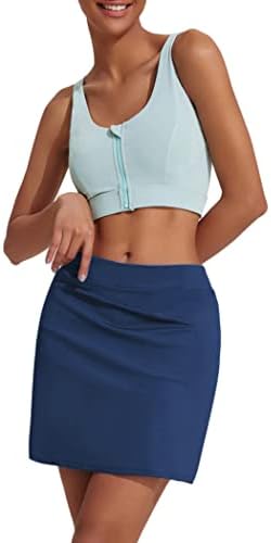 Коорун женски тениски здолништа со џебови со шорцеви кои работат со голф тренинг спортски атлетски здолништа