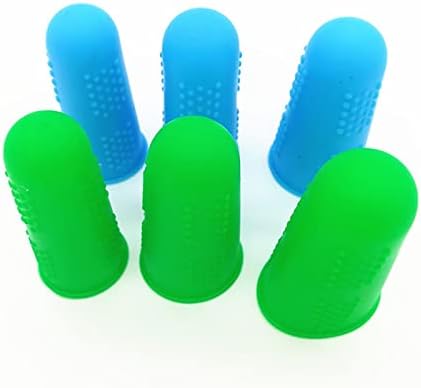 Колколо 3x изолација на прстот за прсти Силиконски цврст исечен отпорен на кујнските прсти покритиран заштитник на палецот издржлив