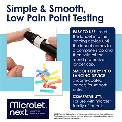 Microlet Next прилагодлив уред за лансирање, 5 поставки за длабочина