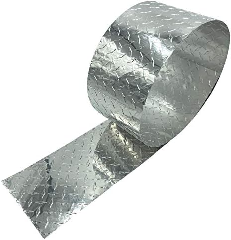 Орел 1-0.025 10 ft врежани чаршафи со алуминиумски дијаманти за дијаманти/ролни -ролни -