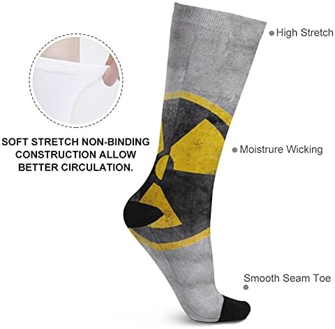 Нуклеарниот реактор на WeedkeyCat над чорапите со телето со телесни чизми за порибување на цевки чорап за мажи жени