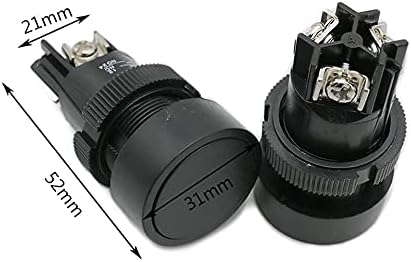 Nunomo 1PC 22mm Моментно само-потпирач на копче за повторно враќање на копчето NO+NC XB2-EA142 XB2-EA145 XB2-EA155