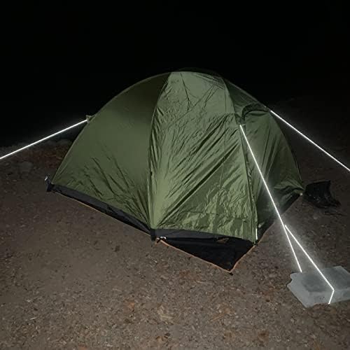 Тривондер рефлективен најлон Паракорд, шаторски дечко јаже за кампување шатор, пакување на отворено, кабел од 50 стапки