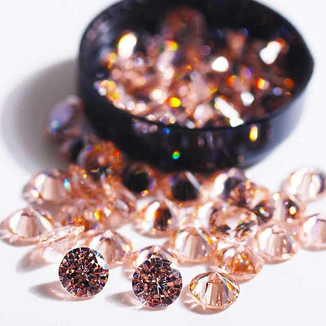 Супер сјајна микро дијамантска кубна цирконија DIY нокти Rhinestones Diamond Cut Crystal Rhinestones Потребна е лепак за лепак