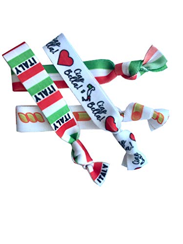 8 Парчиња Италијански Врски За Коса-Италијански Додатоци-Италијански Подароци - Италија Подароци-Италија Додатоци-Италијанска Гордост-Италијански