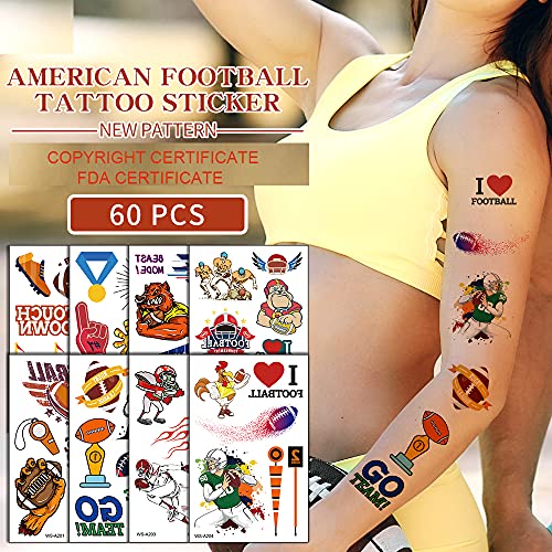 Привремена Тетоважа, 60 парчиња Лажни Тетоважи Дизајни, Водоотпорни Налепници За Уметност На Телото, Украси За Тетоважи За Настани
