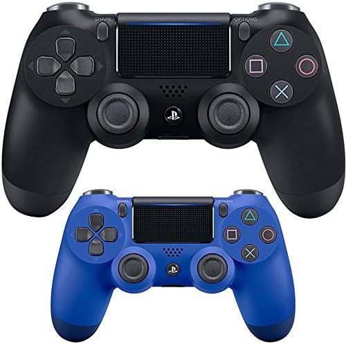 Безжичен контролер на Sony за PlayStation 4 Black Dual Shockwave PS4 контролер