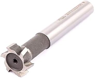 X-gree 20mm сечење диа 6мм длабочина hss-al 8 флејти t слот за крај на мелницата долга 90мм долга (20мм dia de corte 6mm profundidad