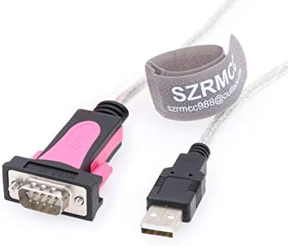 SZRMCC USB 2.0 до DB9 RS232 сериски кабел за машки конвертор со чипсет FTDI за Windows 10 8 7 XP Linux и Mac OS