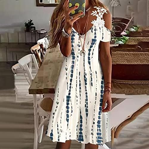 Фустан од камизол за тинејџерски девојки есен лето кратко ракав ладно рамо графички бренд дупе тенок туничен фустан ci