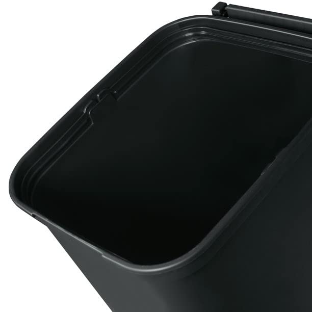 Armistore Black 7,7 гал со шарки за заклучување на кујнскиот отпадоци