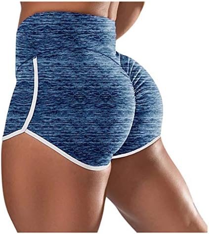 Чувајте ги женските жени со активна облека за компресија со високи половини на колкот цврсто трчање фитнес јога хеланки шорцеви