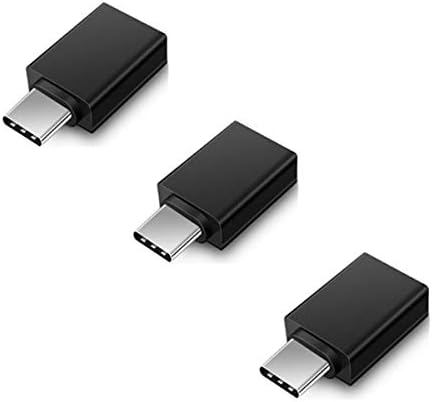 Norsimda USB C до USB адаптерот [3-Pack], Thunderbolt 3 до USB 3.0 OTG адаптер за MacBook Pro, Chromebook, Pixelbook, Microsoft Surface