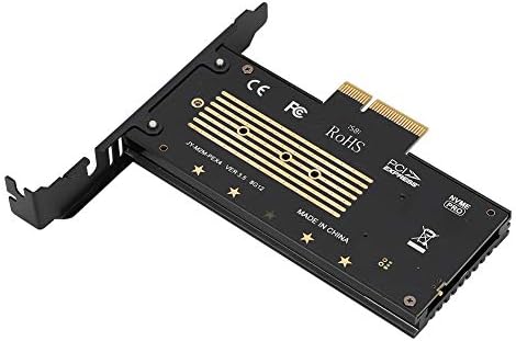 M.2 SSD до PCIE-3.0 X 4 Експанзиска картичка, M.2 за NVME SSD Solid State Drive Transfer PCIE-3.0 x 4 Експанзија картичка со вентилатор