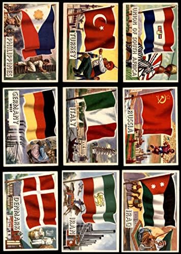 1956 година Топс знамиња на светот комплетен сет VG/ex