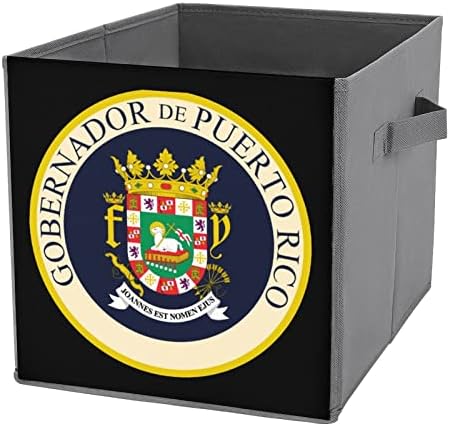 Грб На Порторико Склопувачки Корпи За Складирање Ткаенини Организатор Кутија За Преклопување Со Рачки