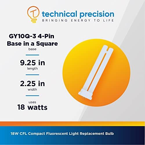 18w CFL Замена На Сијалицата ЗА FPL18EX-N Сијалица Осрам 133531 Со Техничка Прецизност-GY10q - 3 4 Пински База-5000K Дневна Светлина Компактни