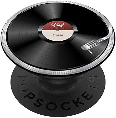 Ретро винил рекорд музика - Гроздобер Viynl Record PopSockets PopGrip: Заменлива зафат за телефони и таблети
