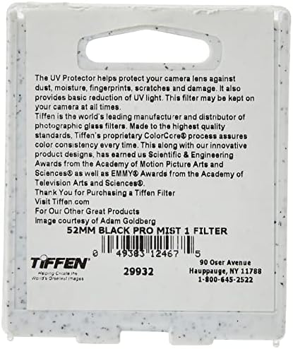Tiffen 52bpm1 52mm црн про-маст 1 филтер за дифузија на камера