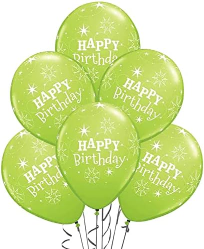 ПМУ Роденденски Балони 12 Инчен Среќен Роденден Музички Кралски Богат Кристален Асортиман Латекс пкг/100