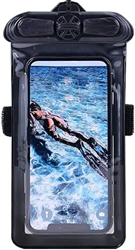 Ваксон Телефон Случај Црна, Компатибилен Со Sony Xperia XA Двојна F3115 F3116 Водоотпорна Торбичка Сува Торба [ Не Заштитник На Екранот