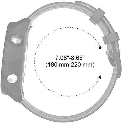 Notocity за Garmin Vivoactive 3 Band, 20 mm силиконски замена за замена за Samsung Galaxy Watch 4 40mm 44mm/ Watch 3 41mm/ Active 2/ Garmin