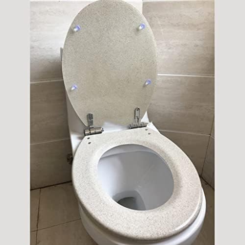 Лируксун Европски стил Универзален смола за тоалети за тоалети, задебелена гроздобер, бавно затворање на тоалетите за тоалети