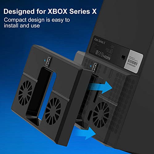 УСБ Вертикален Вентилатор За Ладење Надворешни Додатоци За Ладилник За Xbox Серија X Конзола