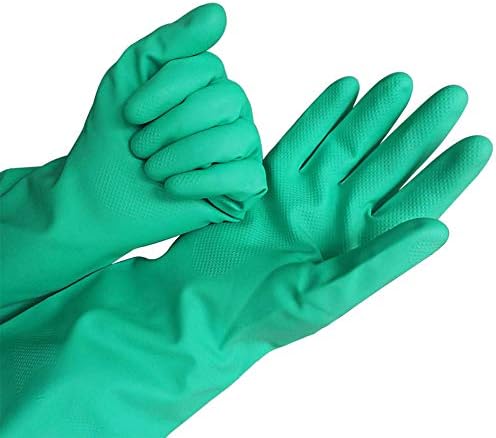 Тешки ракавици за чистење, ракавици за повеќекратна употреба за градинарска работа, чистење кујна, отпорни на масла, киселини, сода, растворувачи