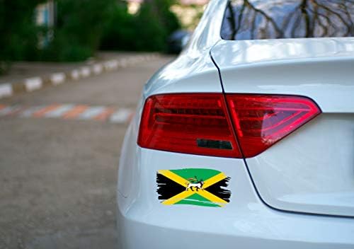 Налепница за браник со знаме на Јамајка