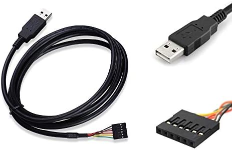 TTL-232R-3V3 USB до TTL сериски 3,3V адаптер кабел 6 пински женски приклучок заглавие UART сериски RS232 Преземи кабел Виндоус