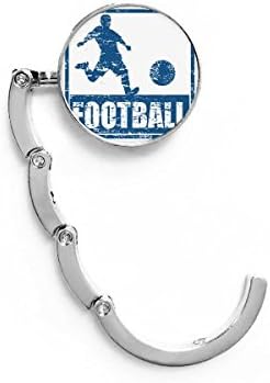 Сина фудбалер Кик Фудбалска табела за декоративна затворач за преклопување на преклопната закачалка