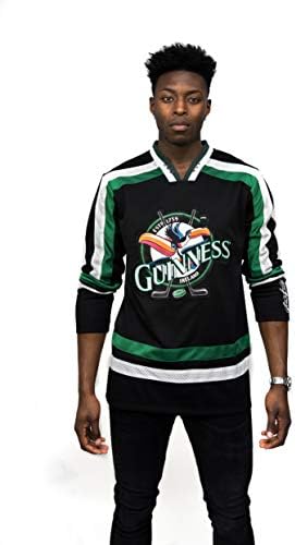 Гинис официјална стока Гинис хокеј Jerseyерси извезена полиестерска атлетска кошула брендирана хокеј дрес