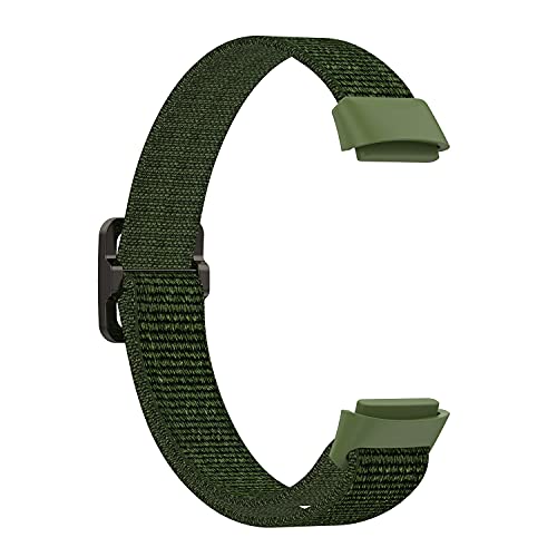 Eieuuk Еластичен опсег за часовници компатибилен со Fitbit Luxe/Luxe SE SmartWatch, прилагодлива замена на ткаенината за дишење на