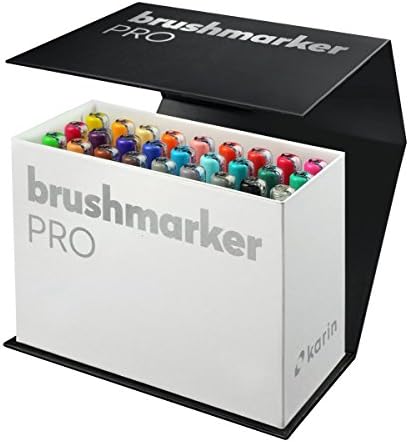 карин Brushmarker ПРО Мини Кутија 26 бои + 1 блендер во собата, Избрани