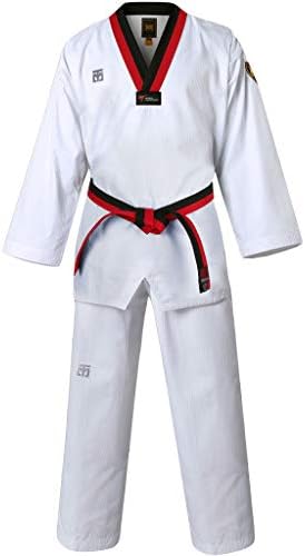 Mooto Corea Taekwondo MTX S2 Основна униформа POOM вратот Добок воени вештини Jujitsu Gym School Academy Poomse Обука униформи