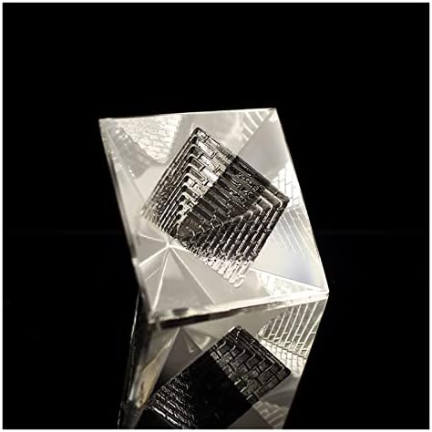 Енергетско заздравување шупливо кристално стакло Египет Фенгшуи Фигурини Чакра заздравува минијатурни додатоци за декорација на домови кристално