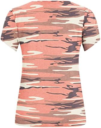 Есен лето врвна маичка за дами 2023 кратки ракави длабоки v вратот памук графички бренд лабава вклопена опуштена фит блуза