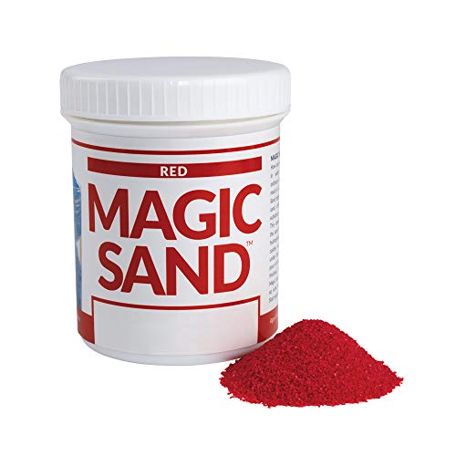 Стив Спанглер Наука Магија Песок, 227g, Црвена Боја Игра Песок Кој Никогаш Не Се Навлажнува, Возбудлива Матична Активност,