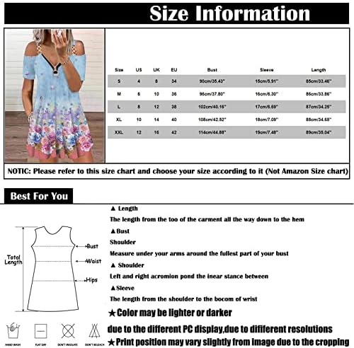 Fireero летни фустани за жени 2023 година, секси елегантен фустан бохо плус големина ладно рамо краток ракав 1/4 поштенски сад за крпеница