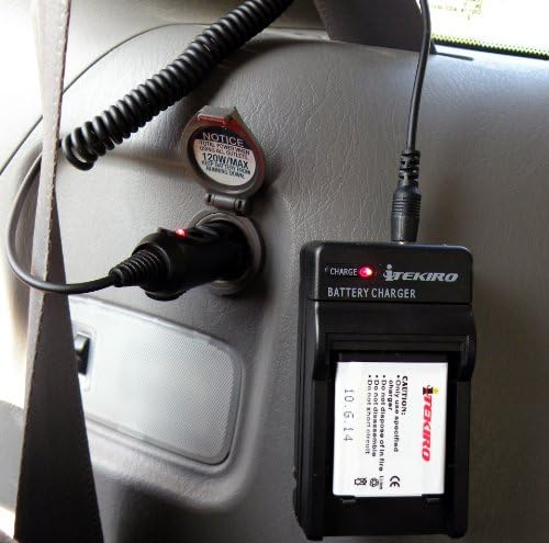 Itekiro AC Wall DC Car Battery Chit Chat For Panasonic NV-GS180 + Itekiro 10-во-1 USB кабел за полнење