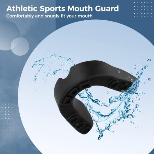 Спортски чувар на уста, 50 пакувања деца младински уста чувари на уста, атлетски заби заштита за уста за бокс хокеј лакроза кошарка
