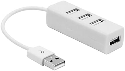 4 Порти USB 2.0 Центар ЗА Полнач USB Приклучок USB Сплитер Пренослив Адаптер За Полнење Патување За Канцелариско Домашно Патување Користете
