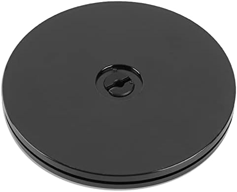 HSTECH 4 ”мрзлива сузан Турнал црна акрилна топка со лежиште за ротирање на табелата за зачини за зачини, кујна, кујна, чајната кујна,