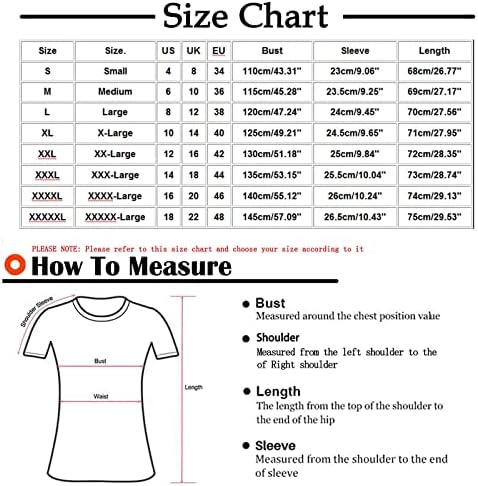 Преголеми памучни постелнини за жени за жени, лето на копчиња за кратки ракави, лето лабава удобна екипаж плус големина на блуза со маици со
