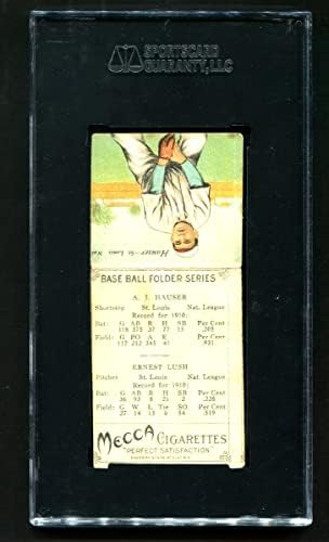 1911 T201 MECCA JOE HAUSER/ERNEST LUSH St. Louis Cardinals SGC SGC 3,50 кардинали