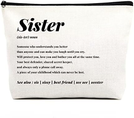 Сестри Подароци Од Сестра, Сестра Дефиниција Подароци, Смешни Божиќни Роденденски Подароци За Сестра, Мала, Голема Сестра, Снаа,