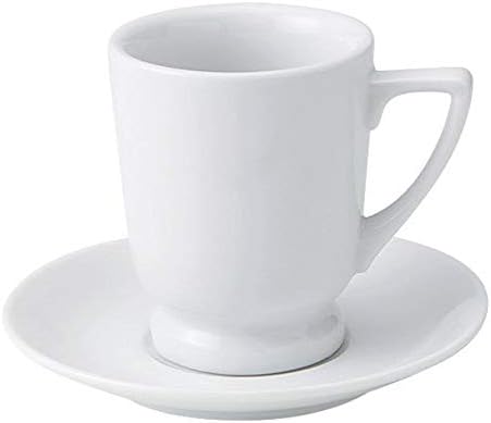 Maruka Koyo 50800058 Poporare Cup_saucer, долг дијаметар 3,5 x краток дијаметар 2,6 x висина 2,0 инчи, комерцијална употреба
