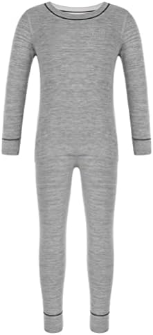 Аислор Девојки момчиња термичка долна облека Поставете деца зимски долги ракави основни слоеви со поставени панталони со хеланки